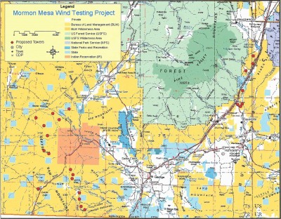 Mormon Mesa Wind Testing Project