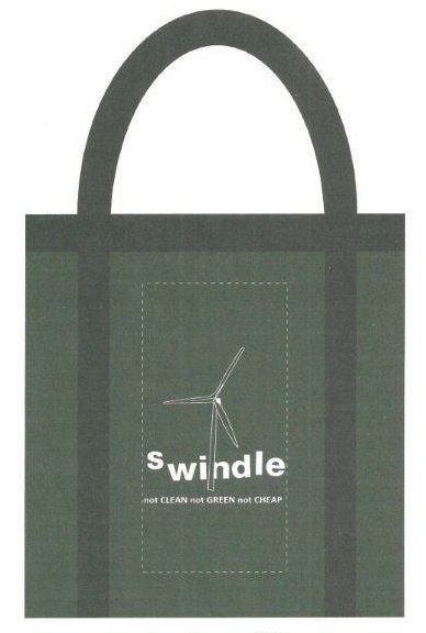 sWindle tote bag: not clean, not cheap, not green