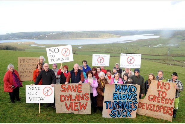 Campaigners take fight to Welsh Government to save Dylan Thomas view