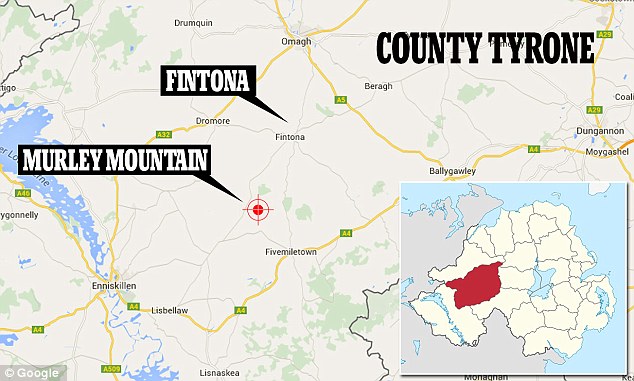 The turbine fell during a period of light winds on the mountain, in the region of Fintona at Murley Mountain